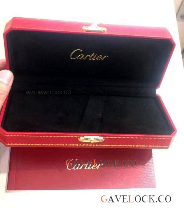 Deluxe Replica Cartier Red Pen Box with Papers